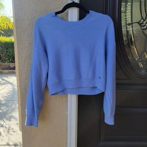 Blue Cropped Sweater